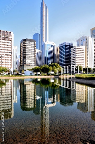 Skyscrapers in Abu Dhabi, United Arab Emirates