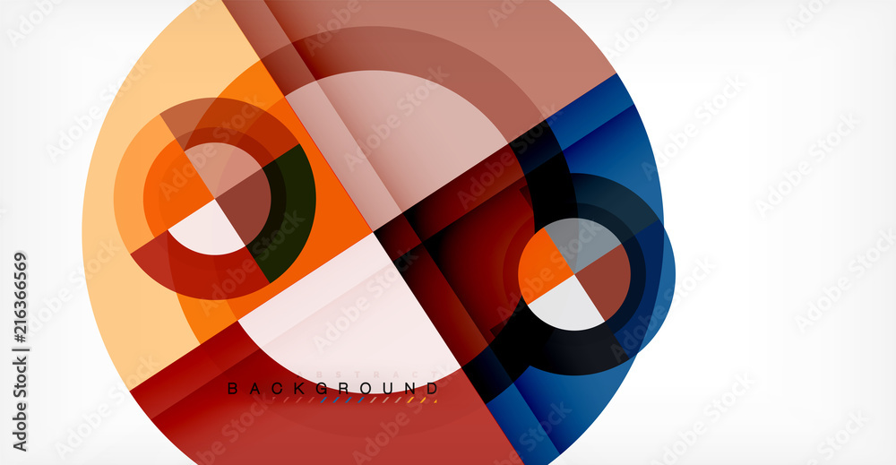 Vector circle abstract background Vector circle abstract background