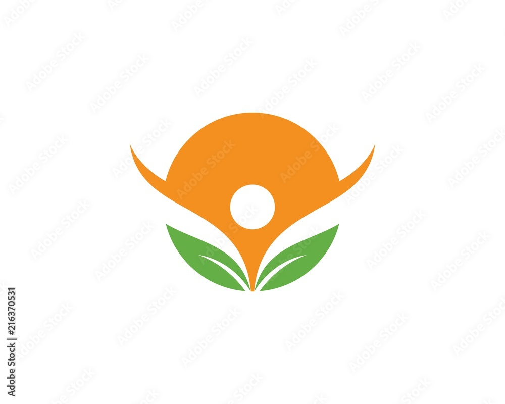 Healthy Life people Logo template vector icon Healthy Life people Logo template vector icon