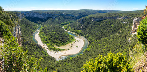 View of Ardeche Gorges photo
