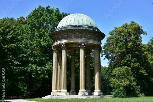 Classical Concordia Temple in Laxenburg near Vienna, Austria. photo