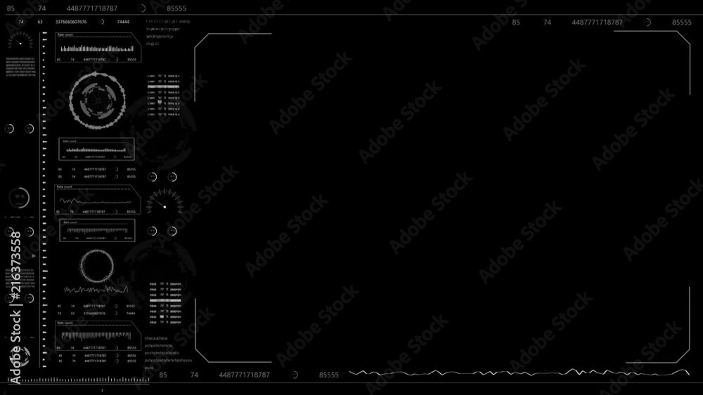 Futuristic infographic elements.HUD background animation.Digital interface for head up display.HUD element.Technology background.HUD.