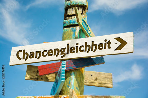 Schild 282 - Chancengleichheit photo