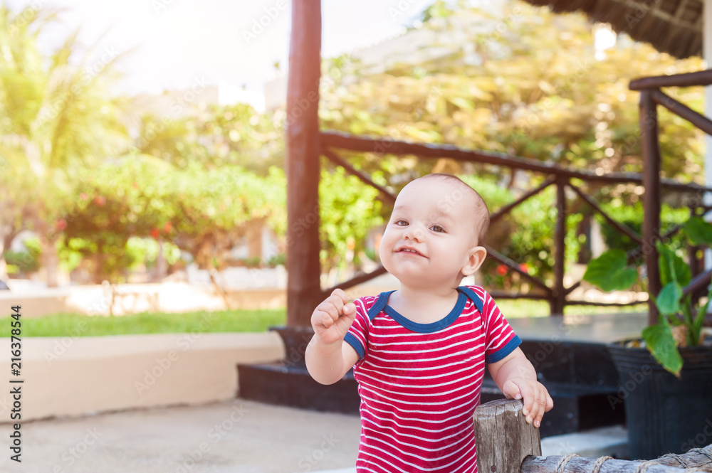 Inspired by the kid enjoys a holiday in an exotic country Inspired by the kid enjoys a holiday in an exotic country