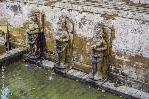 Old Hindu temple of Goa Gajah near Ubud on the island of Bali, Indonesia photo