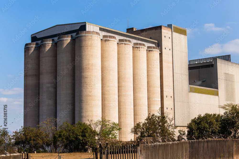 Silos Grain Storage Building Maize Wheat Agriculture Products Factory
