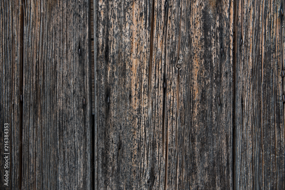 Old black burned wall, fence as background or wallpaper.