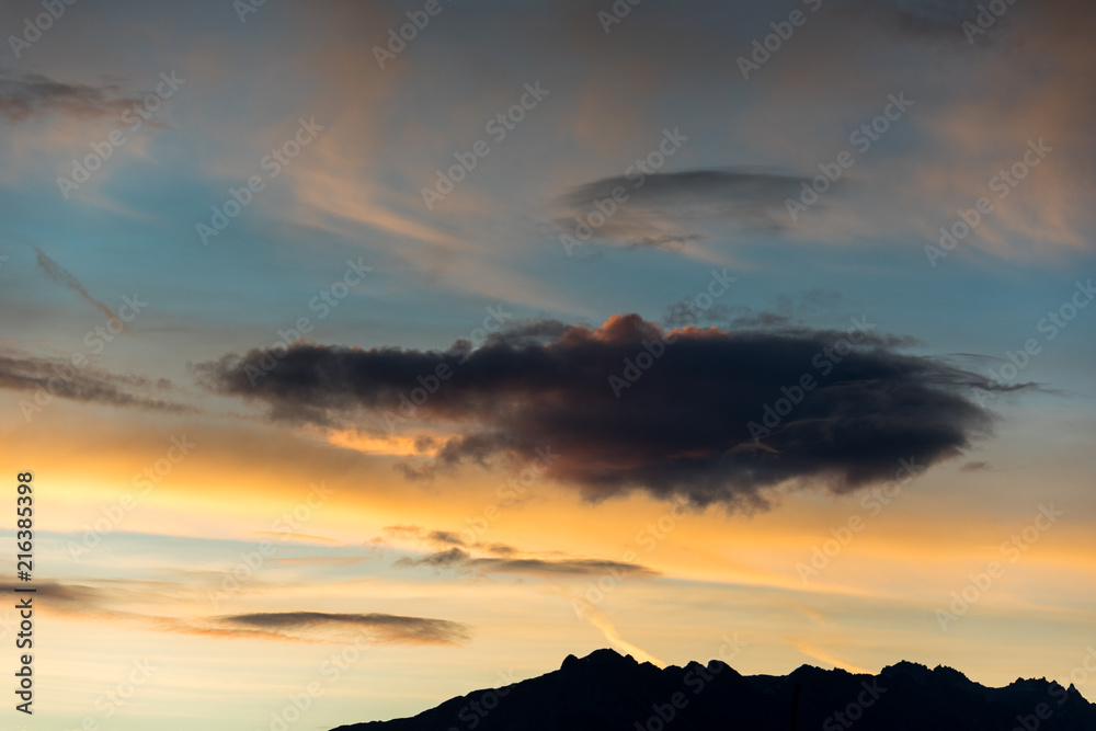 Sonnenaufgang im Wallis - Schweiz