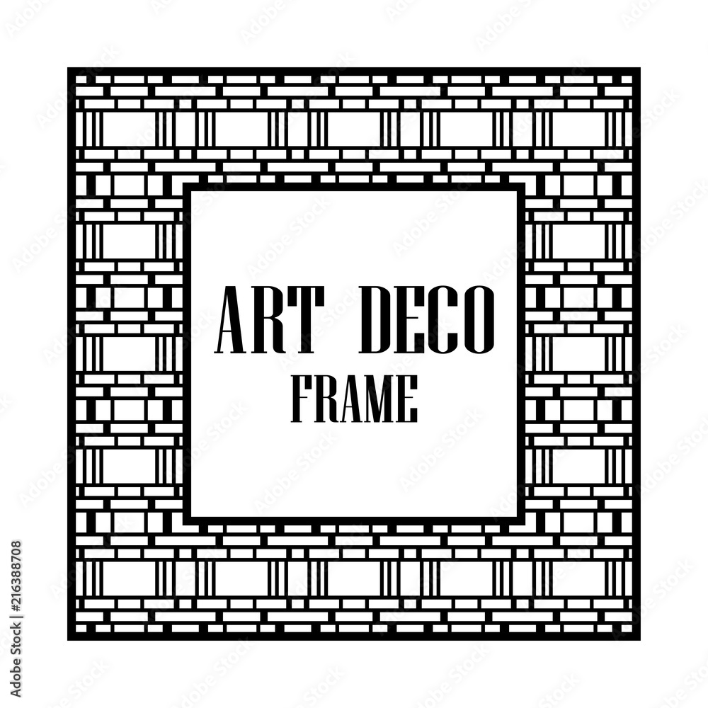Fototapeta premium Art Deco Frame