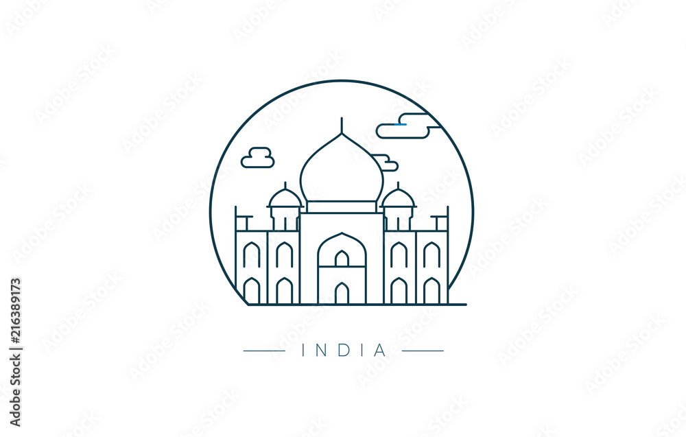 India, Taj Mahal, a wonder of the world