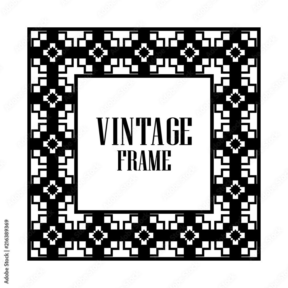 Fototapeta premium Art Deco Frame