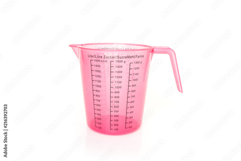 measuring cup empty on white background measuring cup empty on white background
