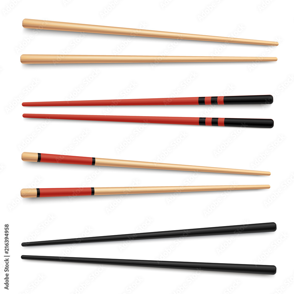Food wooden chopsticks realistic Food wooden chopsticks realistic