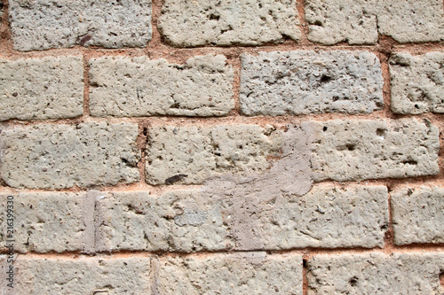 Adobe walls in an old building