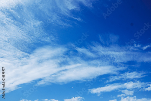 Blue sky with clouds