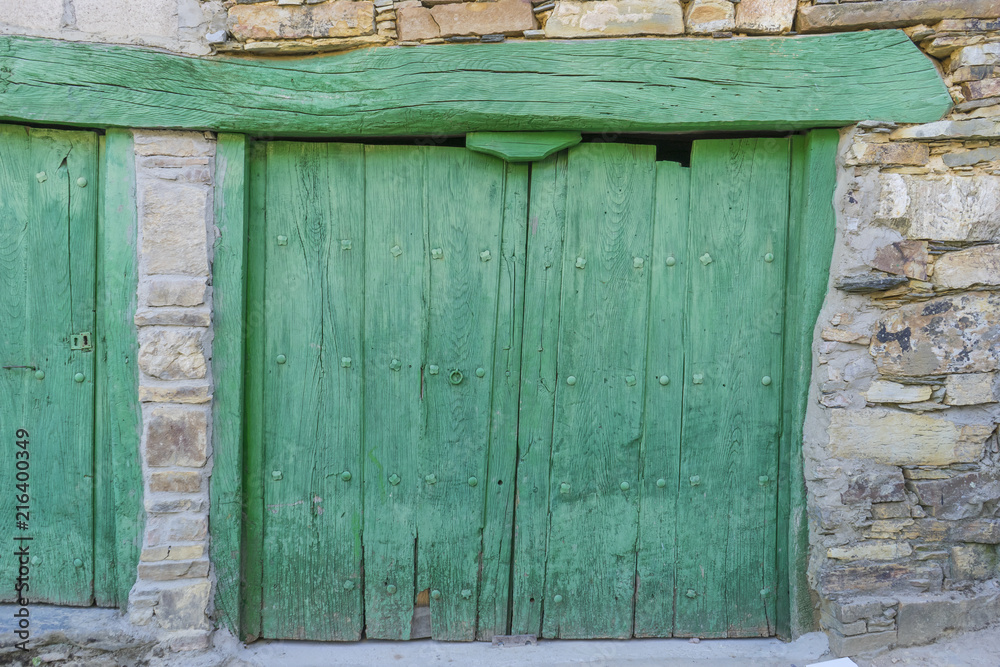 wood and stone houses in the province of Zamora in Spain wood and stone houses in the province of Zamora in Spain