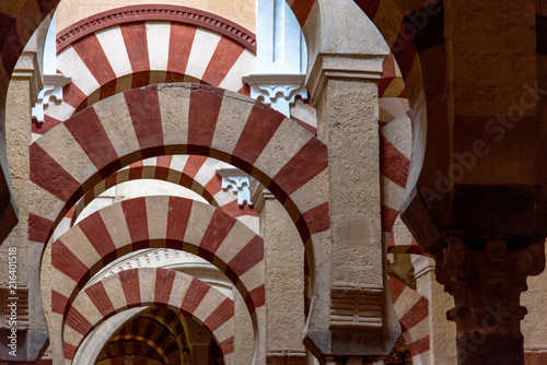L'intérieur de la mosquée-cathédrale de Cordoue (Mezquita de Córdoba) © Gilles Ehrmann