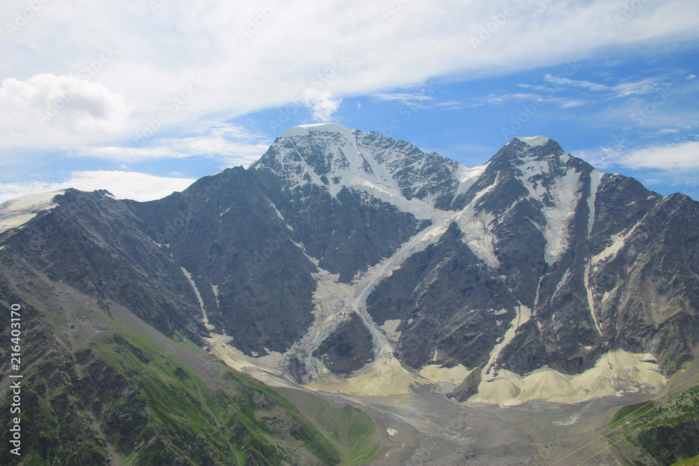 Fototapeta premium Caucasus mountains summertime. North Caucasus landscape