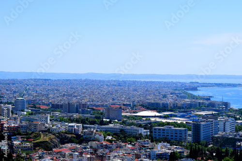 Fototapeta Naklejka Na Ścianę i Meble -  City from above. Thessaloniki Greece