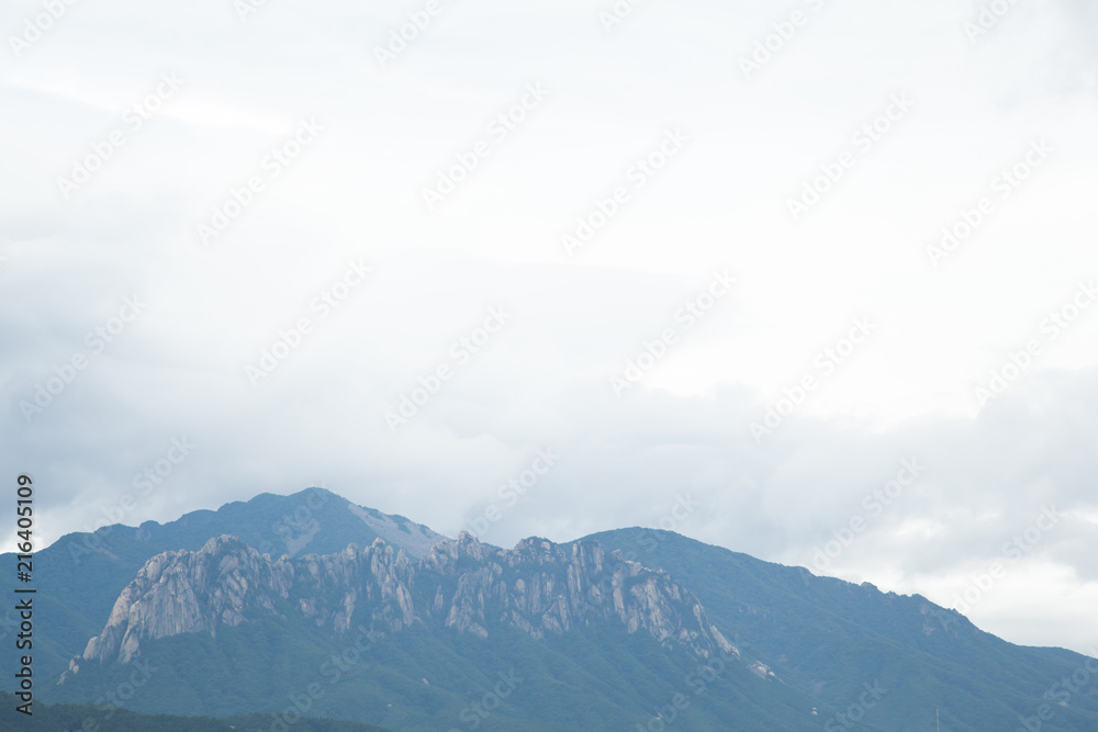 mountain and sky from Asia landscape