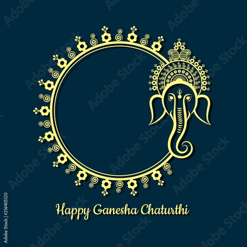 happy ganesh chaturthi festival background