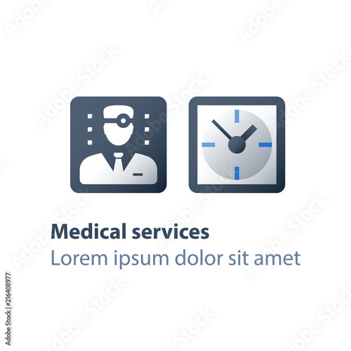 Annual health check up, doctor appointment time, regular medical exam, healthcare services, physician or general practitioner