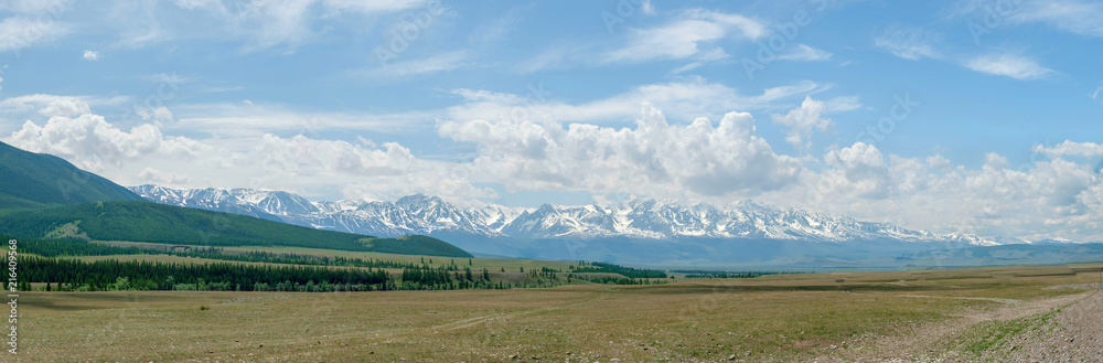 Fototapeta premium Panorama of the Altai