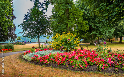 Garden in Rothenburg ob der Tauber  Germany