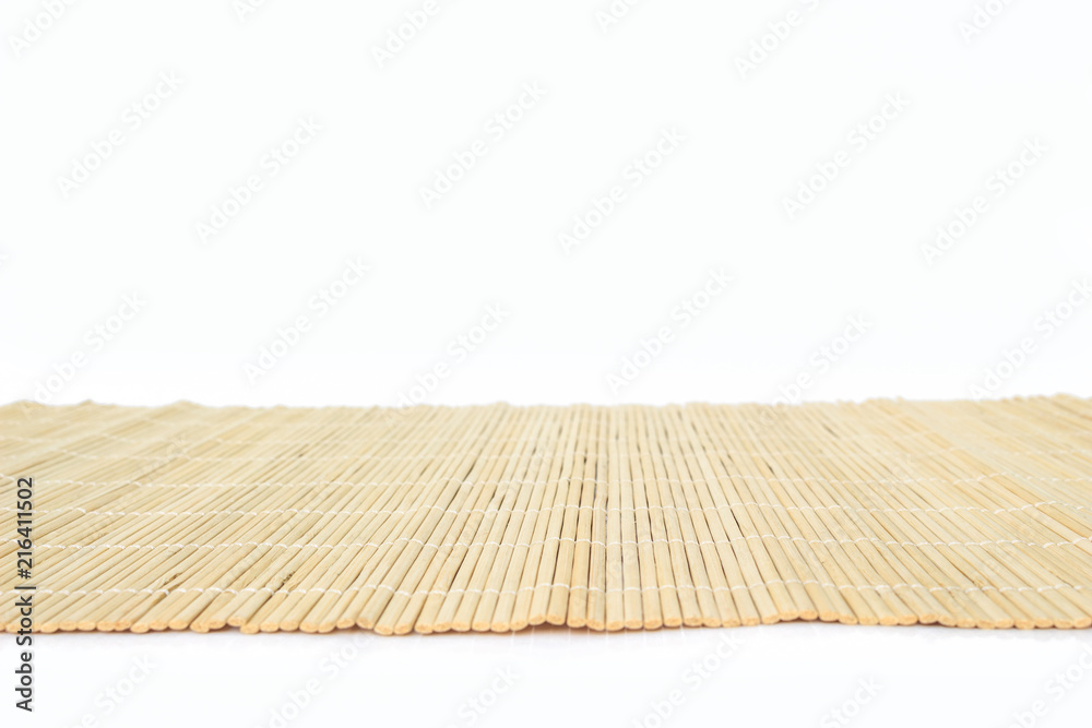 bamboo sushi mat texture japanese an chinese life style tradition - obrazy, fototapety, plakaty 