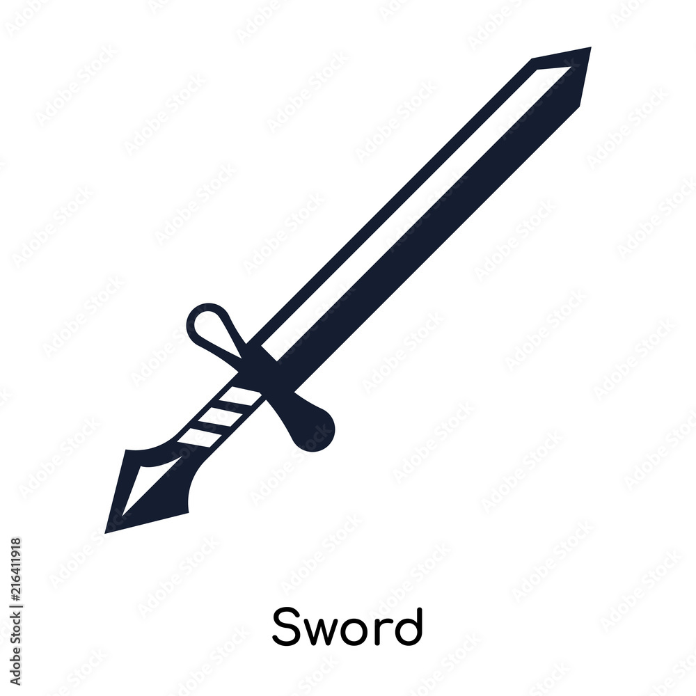 sword icons isolated on white background. Modern and editable sword icon. Simple icon vector illustration. sword icons isolated on white background. Modern and editable sword icon. Simple icon vector illustration.