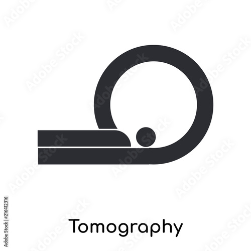 tomography icon isolated on white background. Simple and editable tomography icons. Modern icon vector illustration.
