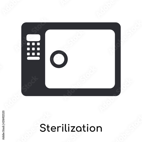 sterilization icon isolated on white background. Simple and editable sterilization icons. Modern icon vector illustration.