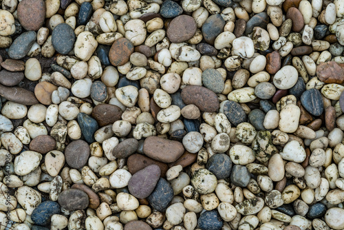 Brown and black gravel texture