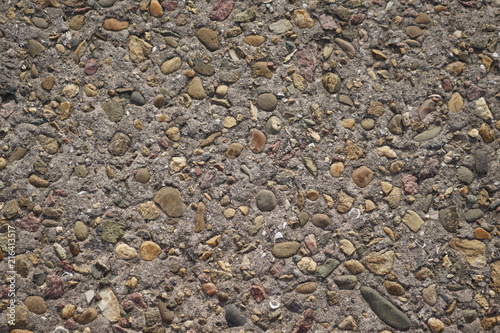 Texture of concrete with stones
