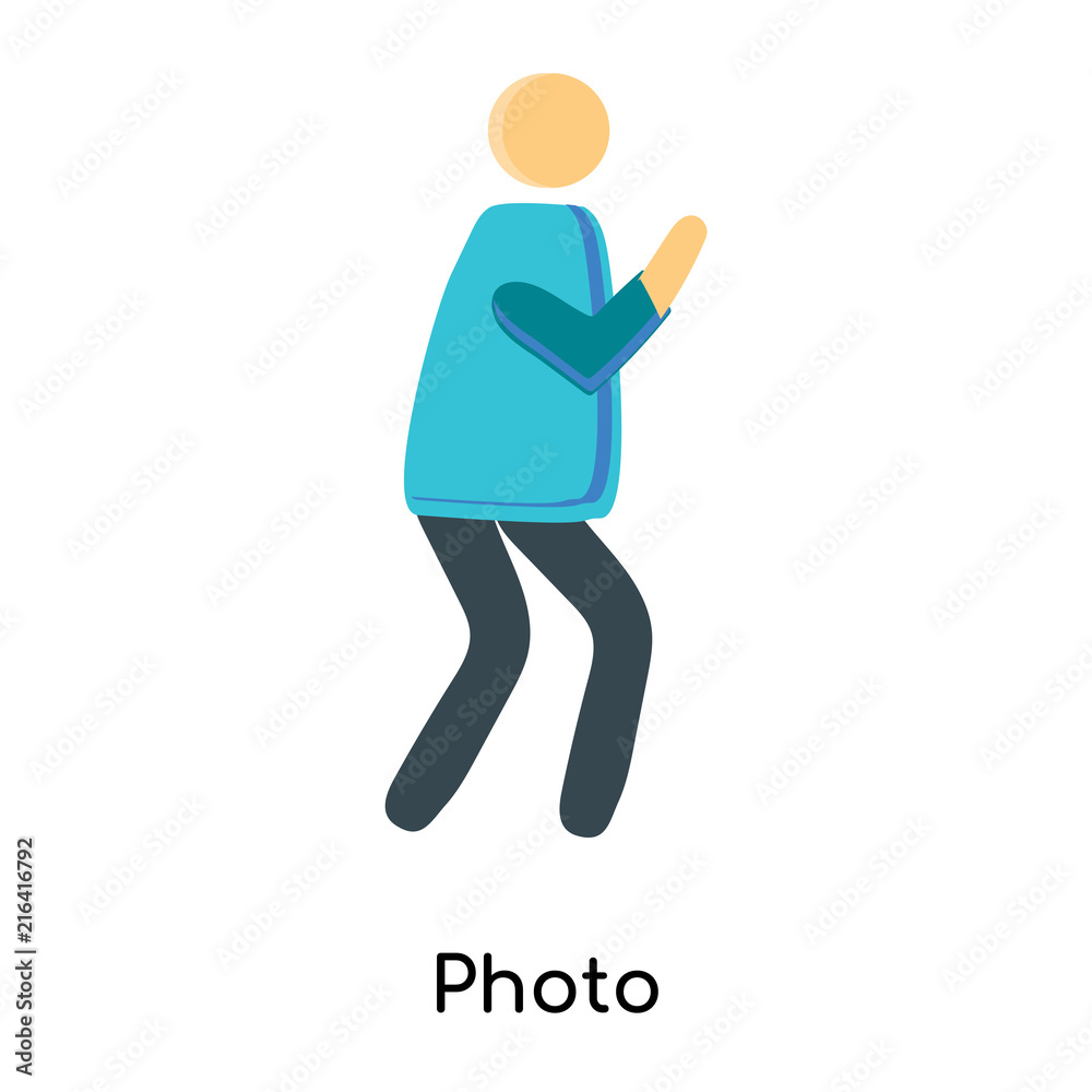 photo icon isolated on white background. Simple and editable photo icons. Modern icon vector illustration.
