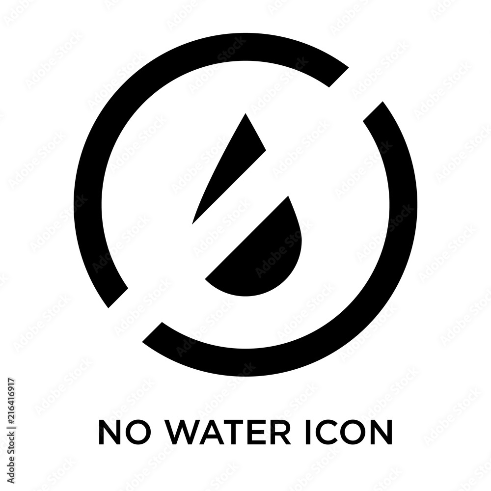 no water icons isolated on white background. Modern and editable no water icon. Simple icon vector illustration. no water icons isolated on white background. Modern and editable no water icon. Simple icon vector illustration.