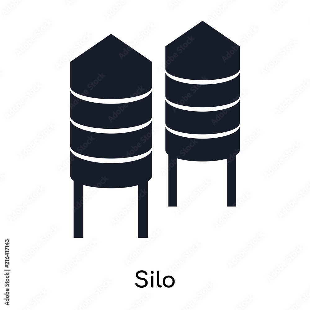 silo icons isolated on white background. Modern and editable silo icon. Simple icon vector illustration. silo icons isolated on white background. Modern and editable silo icon. Simple icon vector illustration.