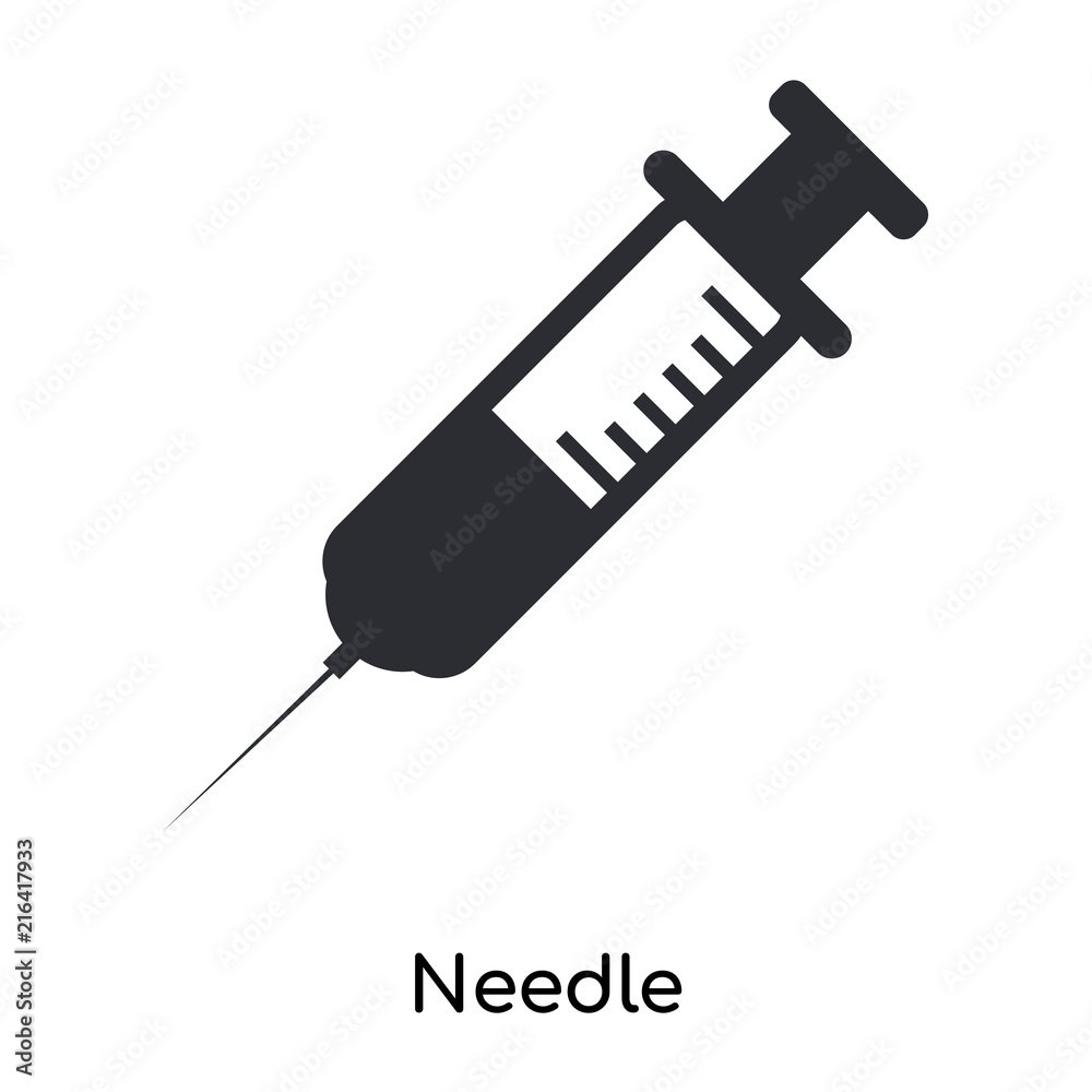 needle icon isolated on white background. Simple and editable needle icons. Modern icon vector illustration. needle icon isolated on white background. Simple and editable needle icons. Modern icon vector illustration.