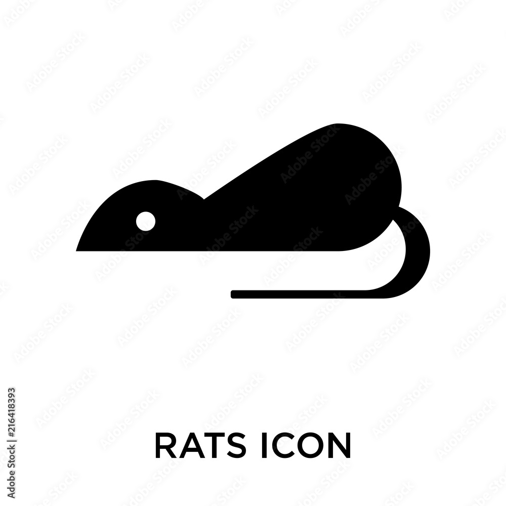 rats icons isolated on white background. Modern and editable rats icon. Simple icon vector illustration. rats icons isolated on white background. Modern and editable rats icon. Simple icon vector illustration.