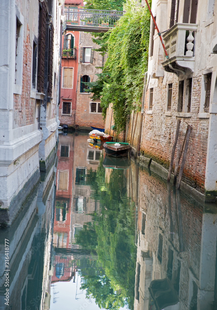  Venice in water reflections