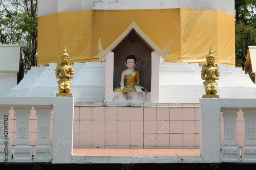 Wat Chom-Kitti or Wat Nong-Kok, Thai temple in Maetang district, Chiangmai, Northern Thailand. photo