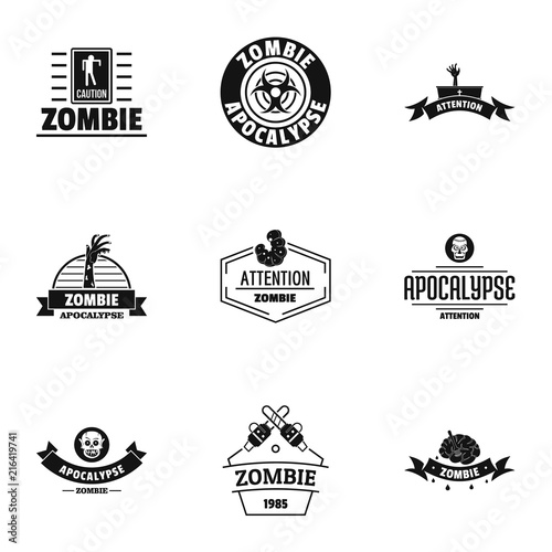 Indulge logo set. Simple set of 9 indulge vector logo for web isolated on white background