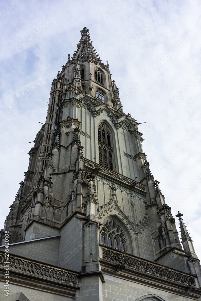 minster in bern capital of switzerland historic church
