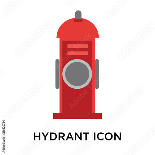 hydrant icon on white background. Modern icons vector illustration. Trendy hydrant icons