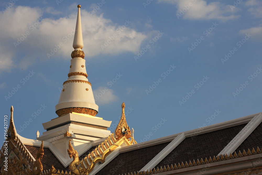 Fototapeta premium pagoda in a temple of Thailand.