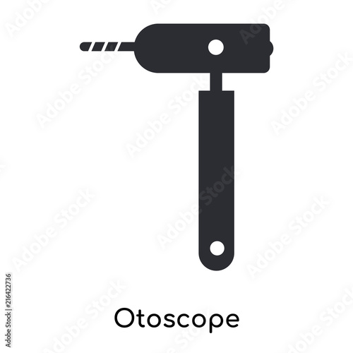 otoscope icon isolated on white background. Simple and editable otoscope icons. Modern icon vector illustration.