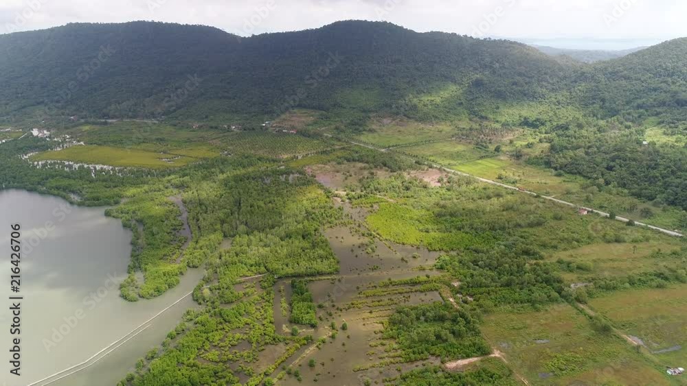 Collection Cambodge : Sihanoukville vue du ciel