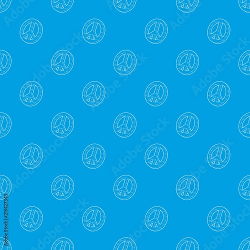 Pacific symbol pattern vector seamless blue repeat for any use