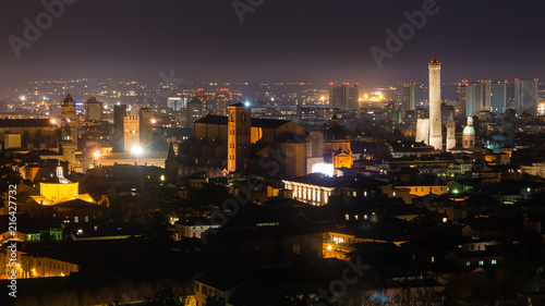 Panorama notturno di Bologna © Rusticelli Fabio