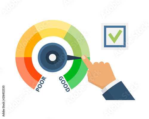 Man hand with pointer next to checkbox. Analysis financial welfare.